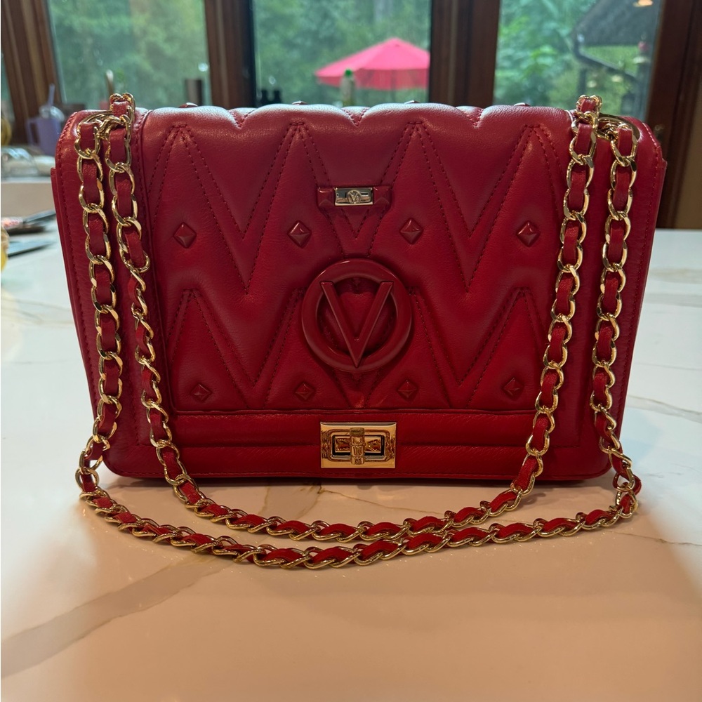 Valentino Alice quilted leather shoulder bag authentic